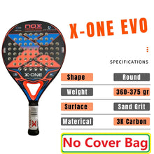 Carbon Fiber Padel Racket 4 3/8 Grip Size
